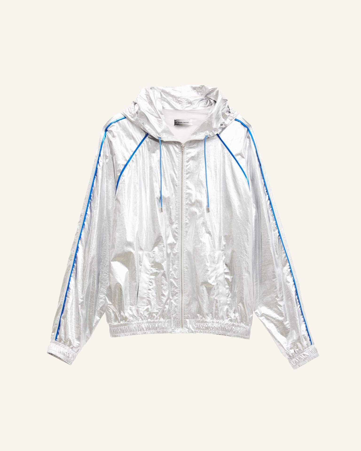 River Island skinny suit trousers in navy check - Image 6